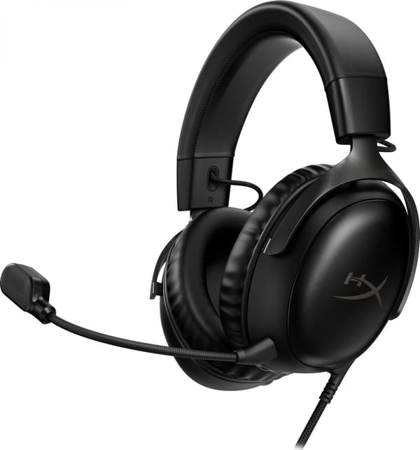 HP HyperX Cloud III Gaming Headset/7.1 Lyd/DTS Headphone:X/Rumlig Lyd/Over-Ear - sort