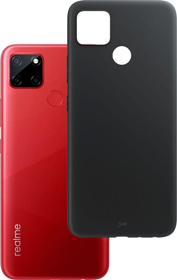 3mk Matt Case svart för Realme C12