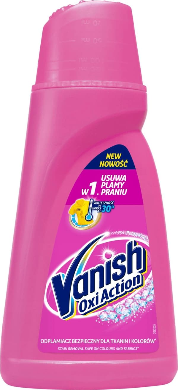 VANISH Oxi Action Pink Pletfjerner Farve Flydende 1l
