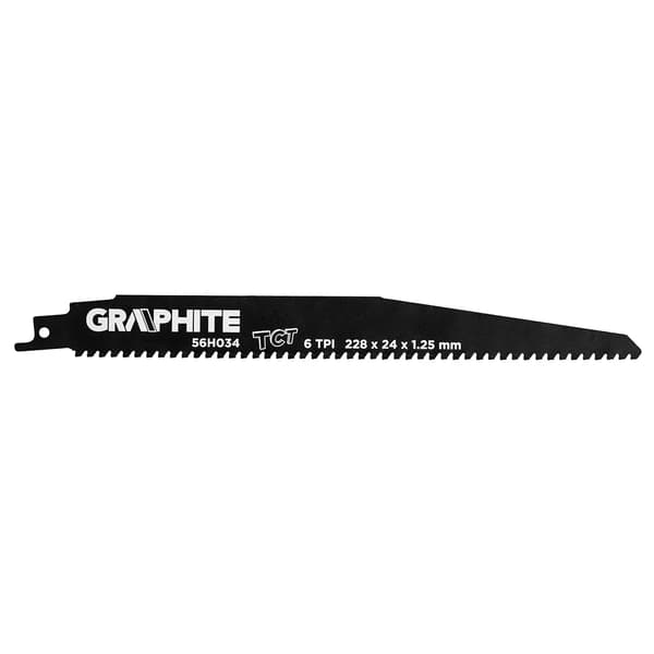 Graphite Bajonetsavklinger (Bajonetsavklinge, HM, 228 x 24 x 1.25 mm, 6TPI)