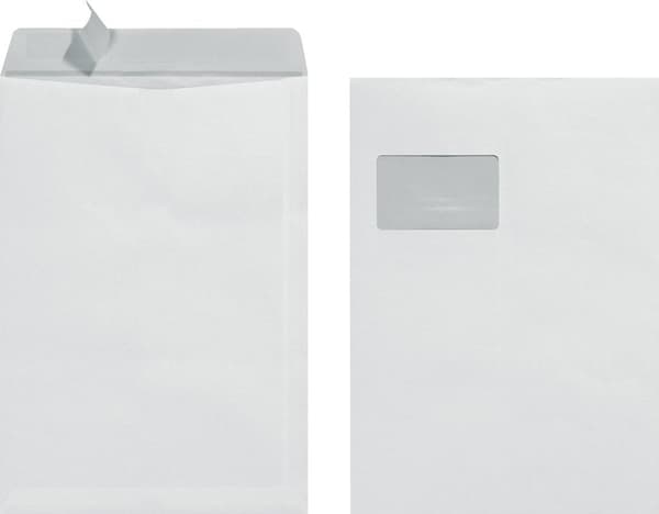 Herlitz C4 90 g selvklæbende bæretaske, 25 stk.