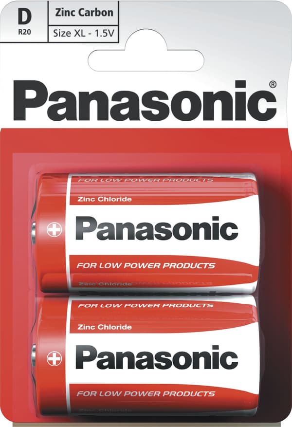 Batteri Panasonic R20 pris for 1 stk - p2/24