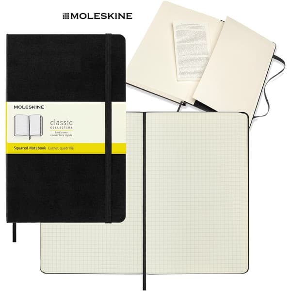 Notesbog Classic 13x21 tw. gitter - sort MOLESKINE