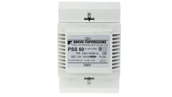 1-fas modulär transformator PSS 50VA 230/12V 16012-9981
