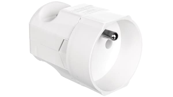 Jonex Bärbar stickpropp 16A 2P+Z 250V vit GN-170