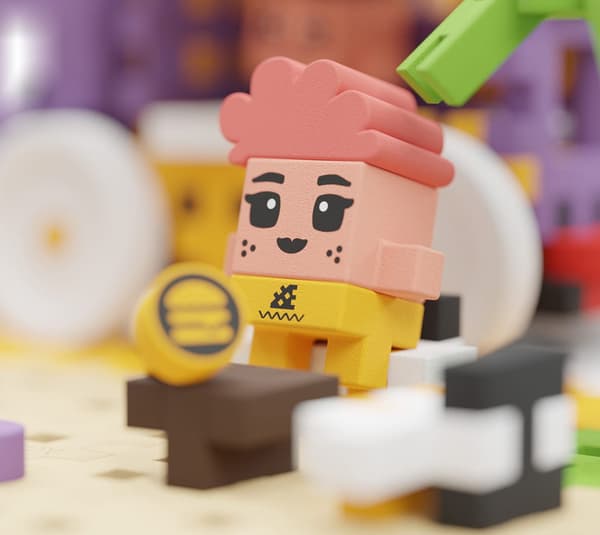 Mini-vohvelirakennuspalikat - Ruokarekka