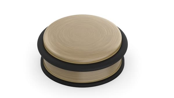 FRISTÅENDE BUMP LÅG PATINA
