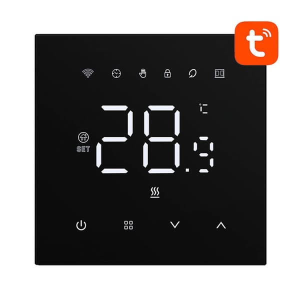 Smart termostat Avatto WT410-BH-3A-B Gaspanna 3A WiFi