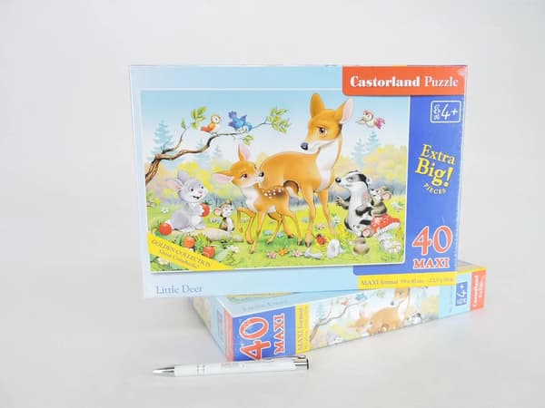 Puslespil 40 maxi - Lille Hjort CASTOR