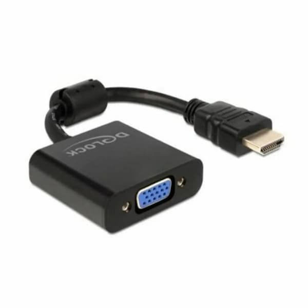 HDMI till VGA-adapter DELOCK 65512 Svart