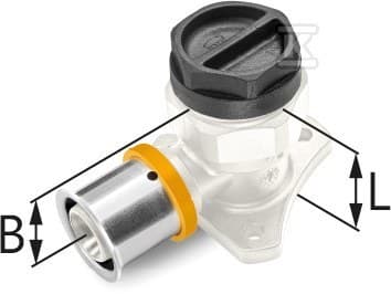 UNDER TIL PISK MED ØRER GW 16X2 RP1/2\" PPSU