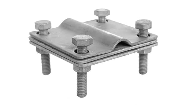 Universelle rulle-af galvaniserede forbindelsesstykker 70x80mm OG /91401302/