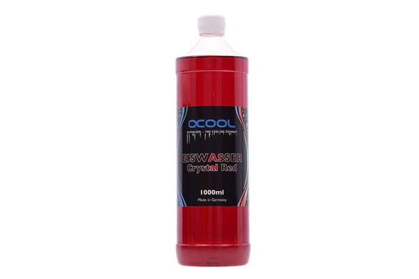 Alphacool Ice Water Crystal Red, 1000ml valmisseos - Punainen