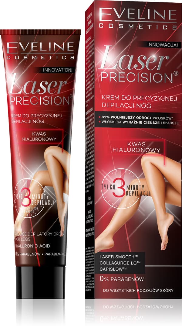 Eveline Cosmetics Laser Precision Hårfjerningscreme til ben Præcisionscreme til hårfjerning på ben 125ml