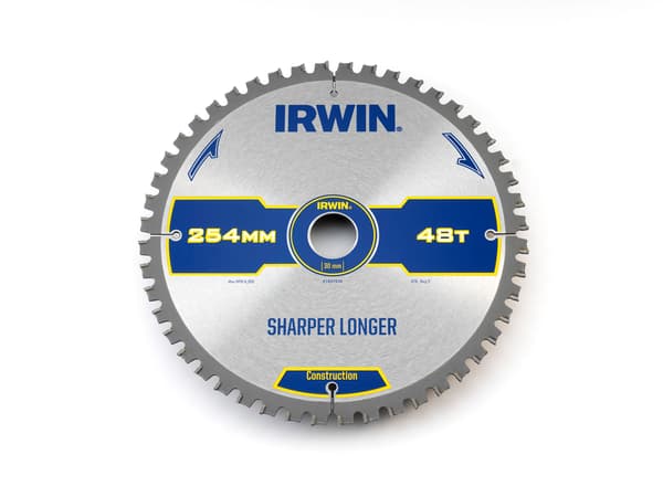 Cirkelsåg 254x30x2,8mm 48z ATB KONSTRUKTION VASSAR LÄNGRE IRWIN