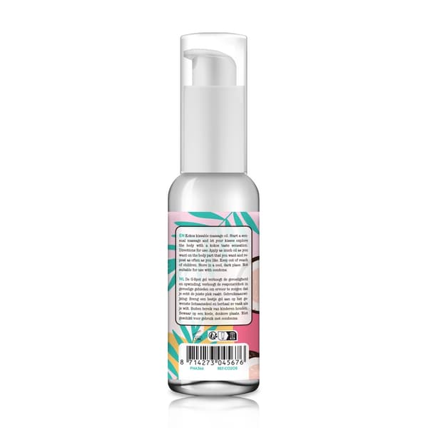 Bijoux Indiscrets Kissable Coconut Massage Oil 50ml - Ätbar Formula