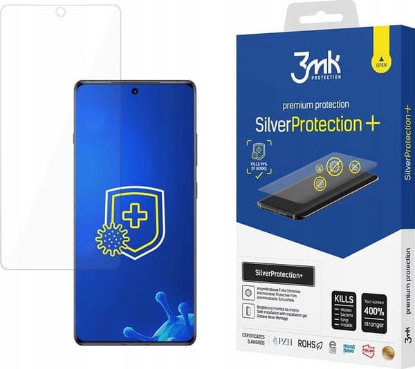 3MK SilverProtect+ Oneplus Ace 3 märkäasennettava antimikrobinen kalvo