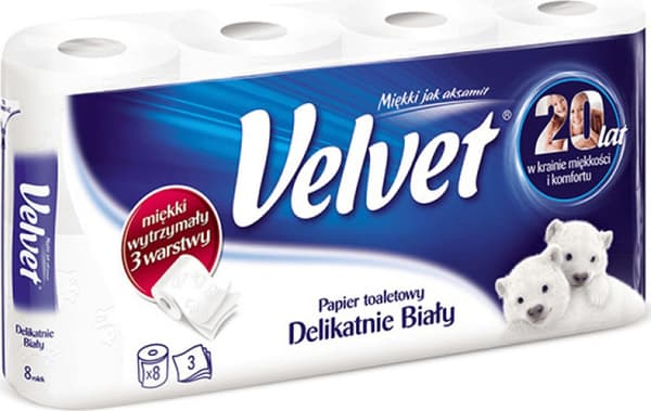Velvet WC-paperi Gently White (8)