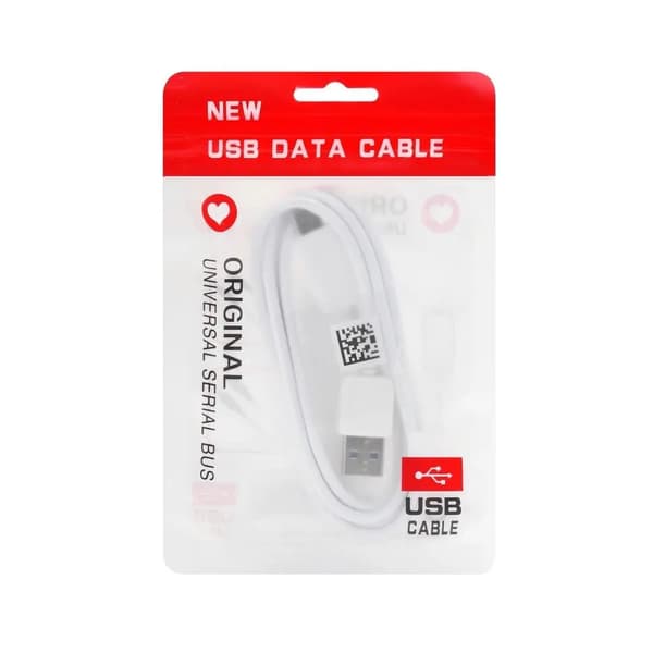 Kabel USB - Typ C 3.0 HD2 1 meter vit