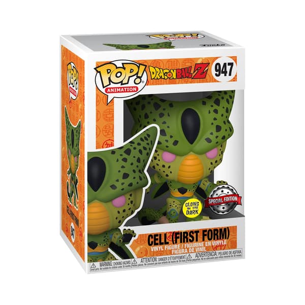 POP figur Dragon Ball Z Cell Første Form Eksklusiv