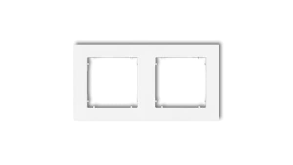 MINI Universal dobbeltramme af plast hvid mat 25MR-2