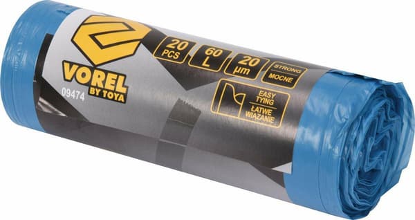 VOREL STARKA SOPPÅSAR MED ÖRON 60l 20 µm /20st. 09474