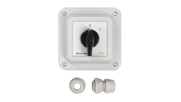 Spamel knastafbryder 0-1 3P 16A i hus - LK16R-2.8211OB1