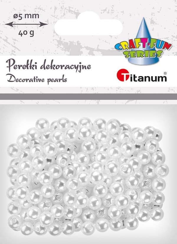 Plastpärlor pärlor 40g