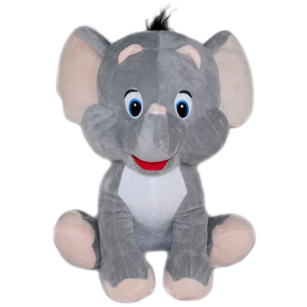 Maskot Slon grå 36cm 130068 SUN-DAY