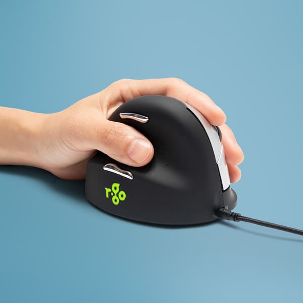 R-Go HE Mouse Ergonomisk mus, Medium (