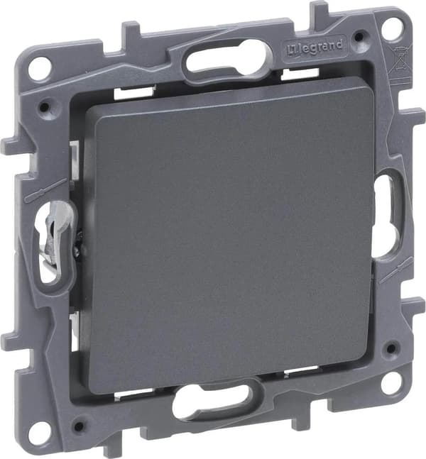 Legrand Niloe Selection Enpolet Forbinder 10AX stål 762300