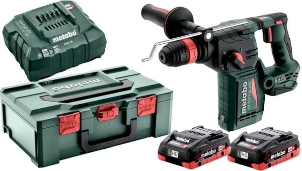 Metabo Batterihammare KH 18 LTX BL 24 Q 2 x 4Ah Väska Batteriladdare