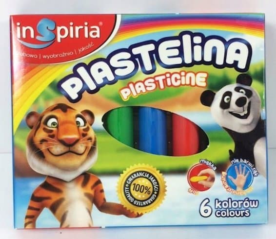 Plastilin 6 farver