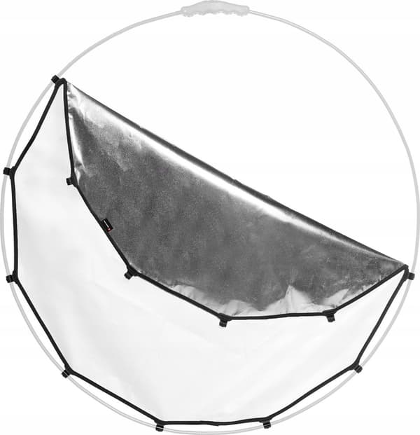 Lastolite-kangas hopea/valkoinen HaloCompactille