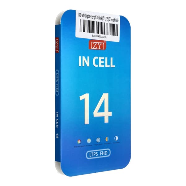 iPhone 14 -näyttö mustalla kosketusnäytöllä (ZY-LTPS)