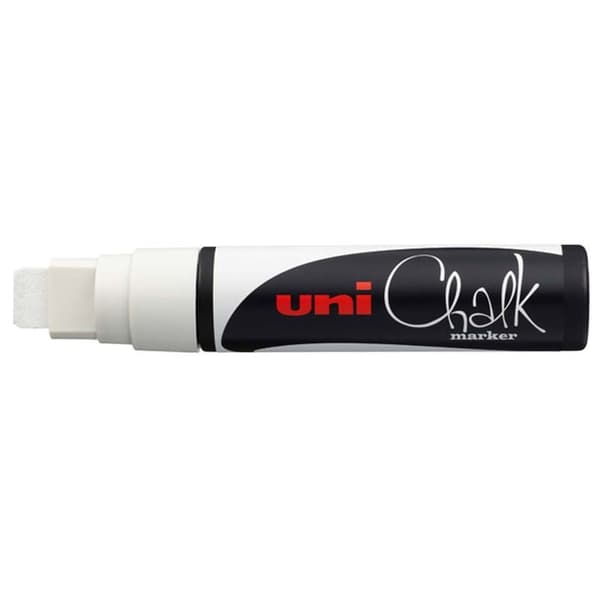 Mitsubishi Marker UNI CHALK MARKER PWE-17K hvid