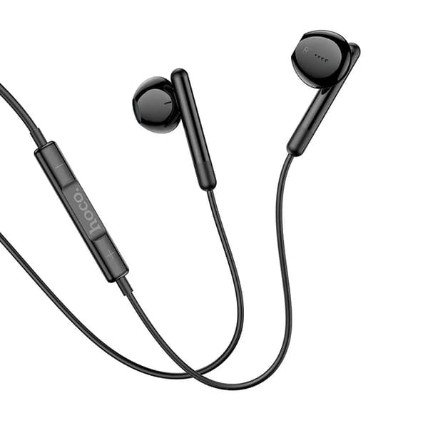 HOCO langalliset kuulokkeet Jack 3,5 mm mikrofonilla M93 musta