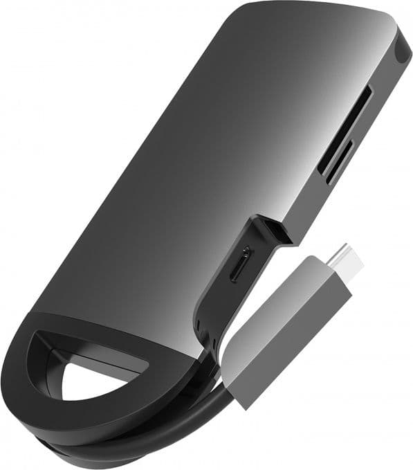 Umax U-Connect H7 USB-C-station/replikator (UB307)