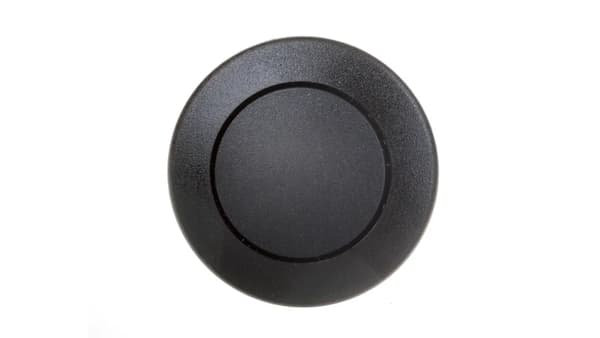 Sort svampeknap med selvretur M22S-DP-S 216713