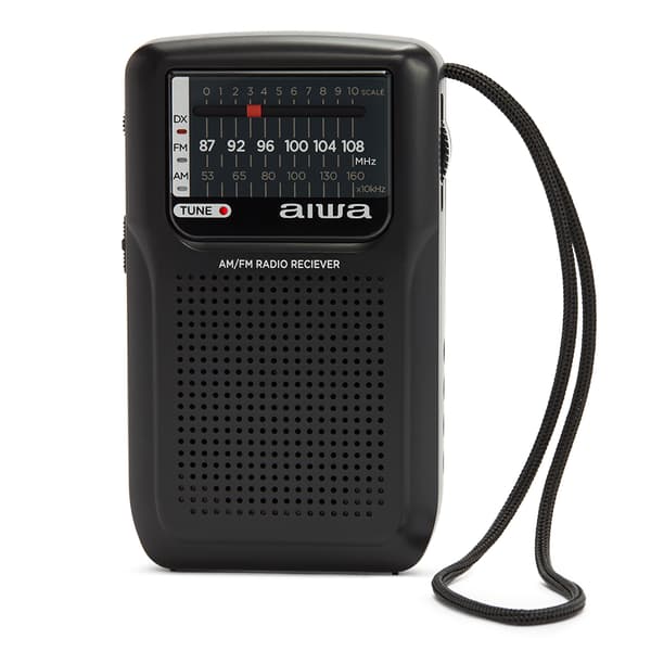 Transistoriradio Aiwa RS33 Musta AM/FM