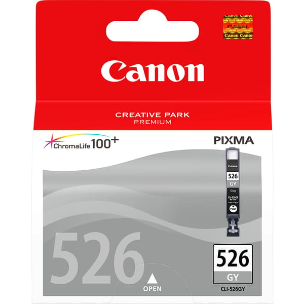 Canon blækpatron CLI-526GY - Grå