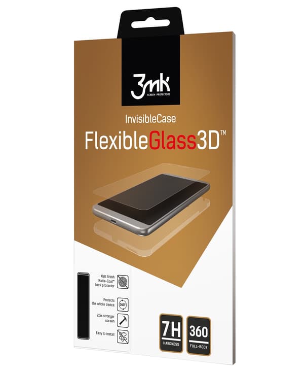 3MK FlexibleGlass 3D Sam A40 Hybridglas+Mattfilm Universal