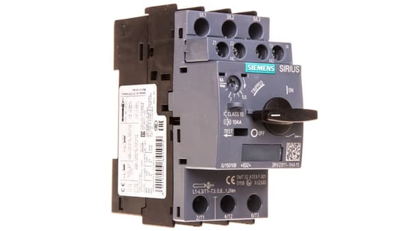 Moottorisuoja 3P 4kW 5.5-8A 1Z 1R S00 3RV2011-1HA15