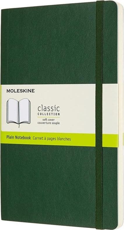 19x25 Myrtegrøn MOLESKINE notesbog
