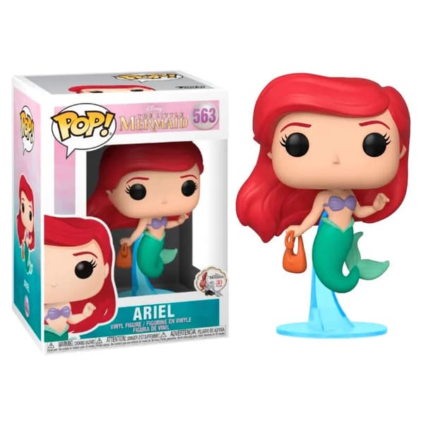 POP-figur Disney Lilla Sjöjungfrun Ariel med väska