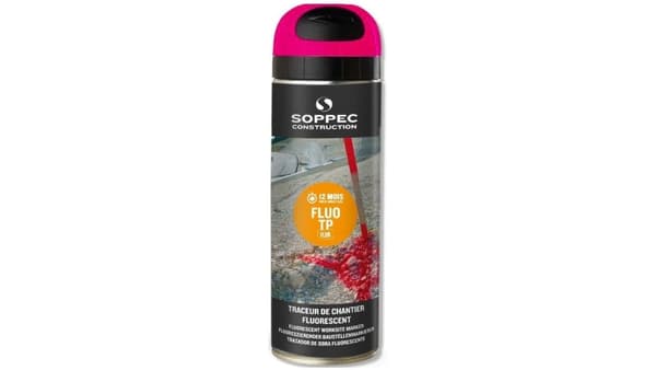 FLUO TP MERKINTÄMAALI PINKKI 500ML SOPPEC