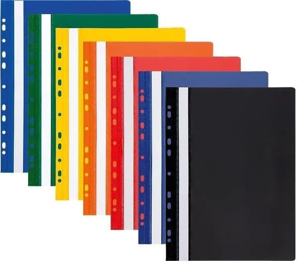 A4 PVC-arbejdsbog med europerforering orange (10 stk.)