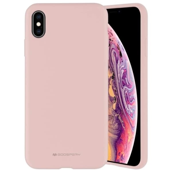Mercury silikonikotelo iPhone 14 PLUS -puhelimelle, vaaleanpunainen