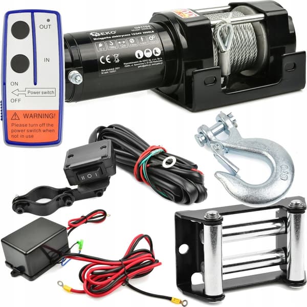 12V 3500LB sähkökuorija (2)