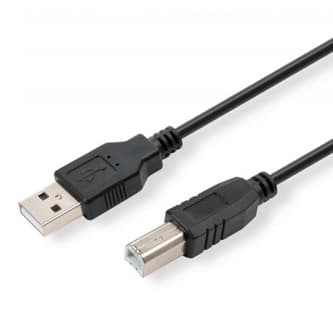 USB Logo USB-A-kabel - 5 m grå (15853)